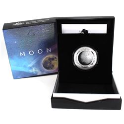 2019 Australia Mint $5 Coloured Fine Silver Proof Domed coin - The Earth & Beyond Series - Moon (Tax