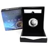 Image 1 : 2019 Australia Mint $5 Coloured Fine Silver Proof Domed coin - The Earth & Beyond Series - Moon (Tax