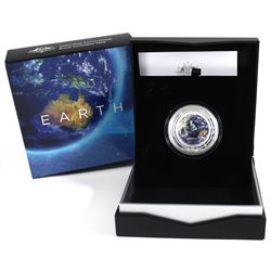 2019 Australia Mint $5 Coloured Fine Silver Proof Domed coin - The Earth & Beyond Series - Earth (Ta