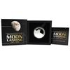 Image 1 : 2019 Perth Mint 1oz 50th Anniversary of the Moon Landing Proof Silver Coin (Tax Exempt)