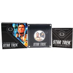 2019 Tuvalu $1 1oz .999 Silver Star Trek - Captain Kirk and Jupiter (No Tax)