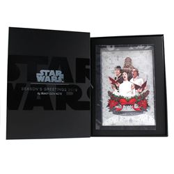 2019 Niue $1 5 gram .999 Fine Silver Star Wars - Seasons Greetings Foil Note (Tax Exempt)