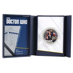 2017 BBC Doctor Who Season 10, 1oz Fine Silver Coin (Tax Exempt)