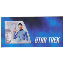 2018 Star Trek Original Series - Commander Spock 5g Silver Coin Note (Tax Exempt)