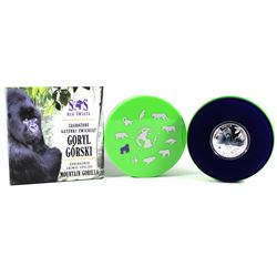 2014 Niue 1$ Mountain Gorilla - S.O.S. Endangered Animal Species 1/2oz. Proof Silver Coin (Tax Exemp