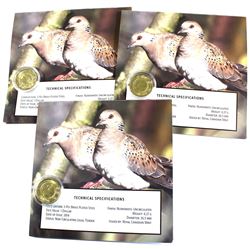 Royal Canadian Mint Issue: 2014 $1 Dollar Two Turtle Doves Special Edition Collector issued coins. 3