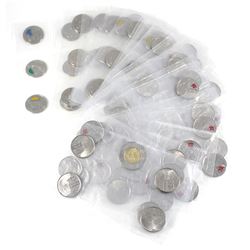 Group Lot of Canada Circulation Packs: 4x 2011 25-cent Canadian Legendary Nature Circulation 12-coin