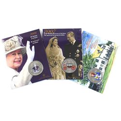 Lot of 3x 2006-2008 Canadian Sealed Commemorative 25-cent Coins. The coins included in this lot are: