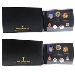 2005 & 2007 Canada Specimen Sets. Please note 2005 set contains impaired packaging & missing COA. 2 