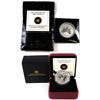 Image 1 : 2011 & 2012 Canada $10 Maple Leaf Forever Fine Silver Coins (2012 sleeve is worn, coin not in origin