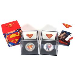 2013 Canada $20 Superman - Man of Steel & 2013 $20 Superman's Shield Fine Silver Coins. 2pcs (TAX Ex