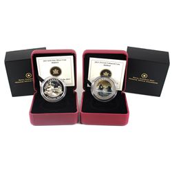 2013 Canada Ducks of Canada - Mallard Fine Silver & Cupronickel Coins. 2pcs (TAX Exempt)