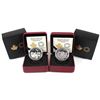 Image 1 : 2014 Canada $5 Tradition of Hunting - The Seal & Canada Goose Fine Silver Coins. 2pcs (TAX Exempt)