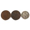 Image 1 : 1881, 1865 & 1891 Hong Kong 1-cent & 2-cent In EF condition: 1881 1-cent EF, 1865 1-cent EF & 1891 2