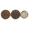 Image 2 : 1881, 1865 & 1891 Hong Kong 1-cent & 2-cent In EF condition: 1881 1-cent EF, 1865 1-cent EF & 1891 2
