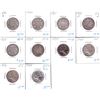 Image 1 : 10x Canada Silver 25-cents dated between 1890-1944. Dates include: 1890, 1900, 1901, 1902, 1907, 193