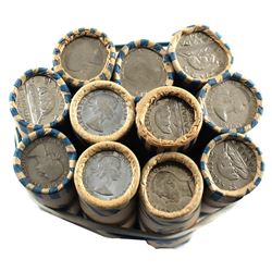 11x Canada Mixed Dated Rolls of 5-cents From 1948-1964. 402 pcs