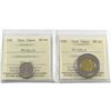 Image 1 : Test Token Canada TT-10.13 & TT-200.4 ICCS Certified MS-64. 2pcs