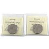 Image 2 : 1975-2000 RCM Test Token/Medallion (1999 Set) ICCS Certified MS-65. 2pcs