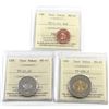 Image 1 : Test Token Canada ICCS Certified: TT-1.13 MS-67, TT-25.25 MS-67 & TT-200.3 MS67. 3pcs