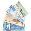 Image 1 : Lot of 4x Radar Banknotes. Lot includes 1986 $2 BRY4535354, 2002 $5 HOW5313135, 2013 $5 HCC8747478 &