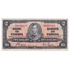 Image 1 : 1937 Bank of Canada $2 Coyne-Towers S/N: D/R9002418 in F+ condition (small margin tear on bottom)