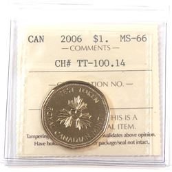Test Token, TT-100.14 ICCS Certified MS-66