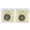 Image 2 : 50-cent 1972 Cameo & 1973 Heavy Cameo ICCS Certified PL-67. 2pcs. Top grade for ICCS!