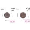 Image 1 : 2x USA 3-cents. Lot includes 1865 VF-EF, & 1866 VF-EF All coins have some impairments.