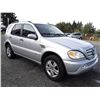 Image 2 : G2 - 2005 MERCEDES ML350 SUV, SILVER, 148,041 KMS
