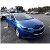 Image 2 : C6 --  2017 CHEVROLET CRUZE LT  , Blue , 47005  KM's