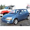 Image 1 : E4 --  2007 CHEVROLET AVEO LT , Blue , 250196  KM's