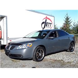 D3 --  2008 PONTIAC G6 , Grey , 106290  KM's
