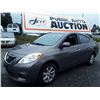 Image 1 : N1 -- 2012 NISSAN VERSA S SEDAN, GREY, 161,979 KMS