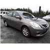 Image 2 : N1 -- 2012 NISSAN VERSA S SEDAN, GREY, 161,979 KMS