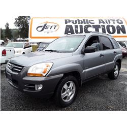 E3 --  2007 KIA SPORTAGE EX  , Grey , 201642  KM's