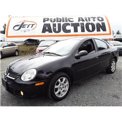 E4 --  2004 DODGE SX , Black , 135774  KM's