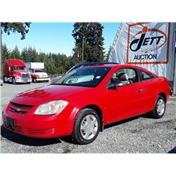 M2 --  2007 CHEVROLET COBALT LS , Red , 201017  KM's