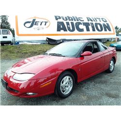 A12B --  2001 SATURN SC2 , Red , 113593  KM's