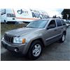 Image 1 : A12G - 2006 JEEP GRAND CHEROKEE LAREDO SUV, BROWN, 276,035 KMS "" No Reserve ""
