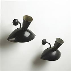 Serge Mouille Cachan sconces, pair Atel