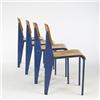 Image 2 : Jean Prouve Standard chairs, set of fou
