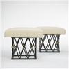 Image 1 : Jean Royere Tour Eiffel stools, pair Fr