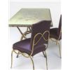 Image 2 : Rene Drouet table France, c. 1940 gilt 