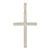 Image 1 : Mens Diamond Roman Cross Large Charm Pendant 2.00 Cttw 10kt Yellow Gold