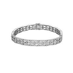 2.07 CTW Diamond Bracelet 18K White Gold - REF-295M3F