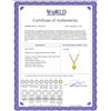 Image 2 : Genuine 11.50 ctw Citrine Necklace 14KT Yellow Gold - REF-34N7R