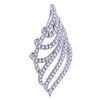 Image 1 : 0.14 CTW Diamond Pendant 14K White Gold - REF-12N6Y