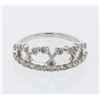 Image 1 : 0.48 CTW Diamond Ring 14K White Gold - REF-42H5M