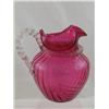Image 3 : Victorian Mary Gregory Cranberry Powder Jar